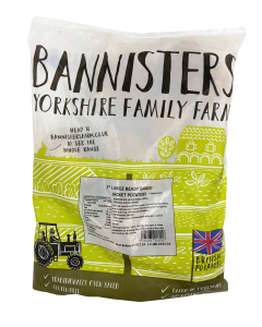 Bannisters Large Frozen Jacket Potatoes (1.6kg BOX)