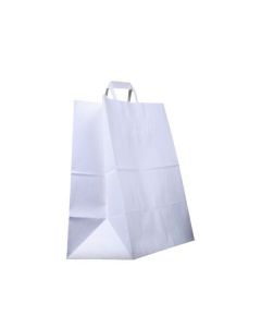 Take Away Medium White Bag  8x4x11" (250)