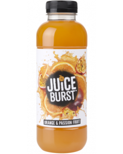 Juice Burst Orange & Passion Fruit 500ml x 12