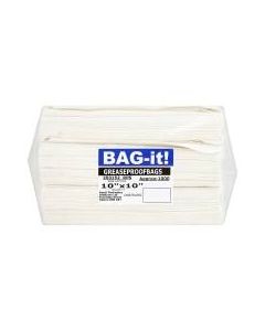 White Sulphite Bags 10 x10 inch (1000)