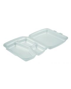 HP4/3 Large Breakfast w/ 3 Compartments White x 200