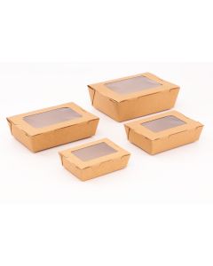 Medium Window Lunch Box 6x4x2" (16oz) 150