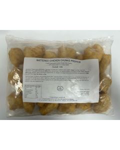 Battered Frozen Chicken Chunks 1kg