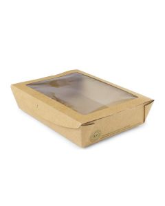 Large Window Salad Box 1100ml 18 x 13.5 x 4.5cm (300)