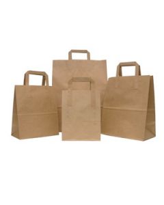 Take Away Brown Bag Small 7x10.75x8.5 inch (100)