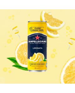 San Pellegrino Lemon Cans 330ml x 24