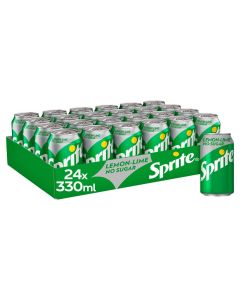 Sprite No Sugar Cans 330ml x 24