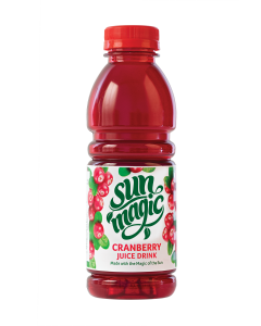 Sun Magic Cranberry Juice 500ml 12 x Bottles