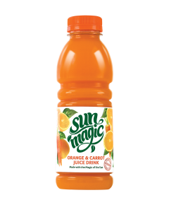 Sun Magic Orange & Carrot Juice 500ml 12 x Bottles